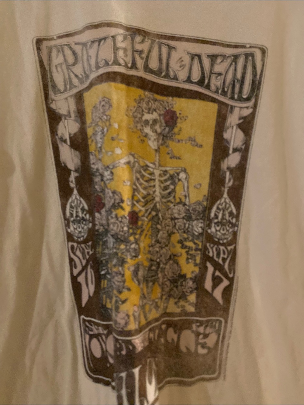 Grateful Dead Yellow Graphic Men’s Shirt